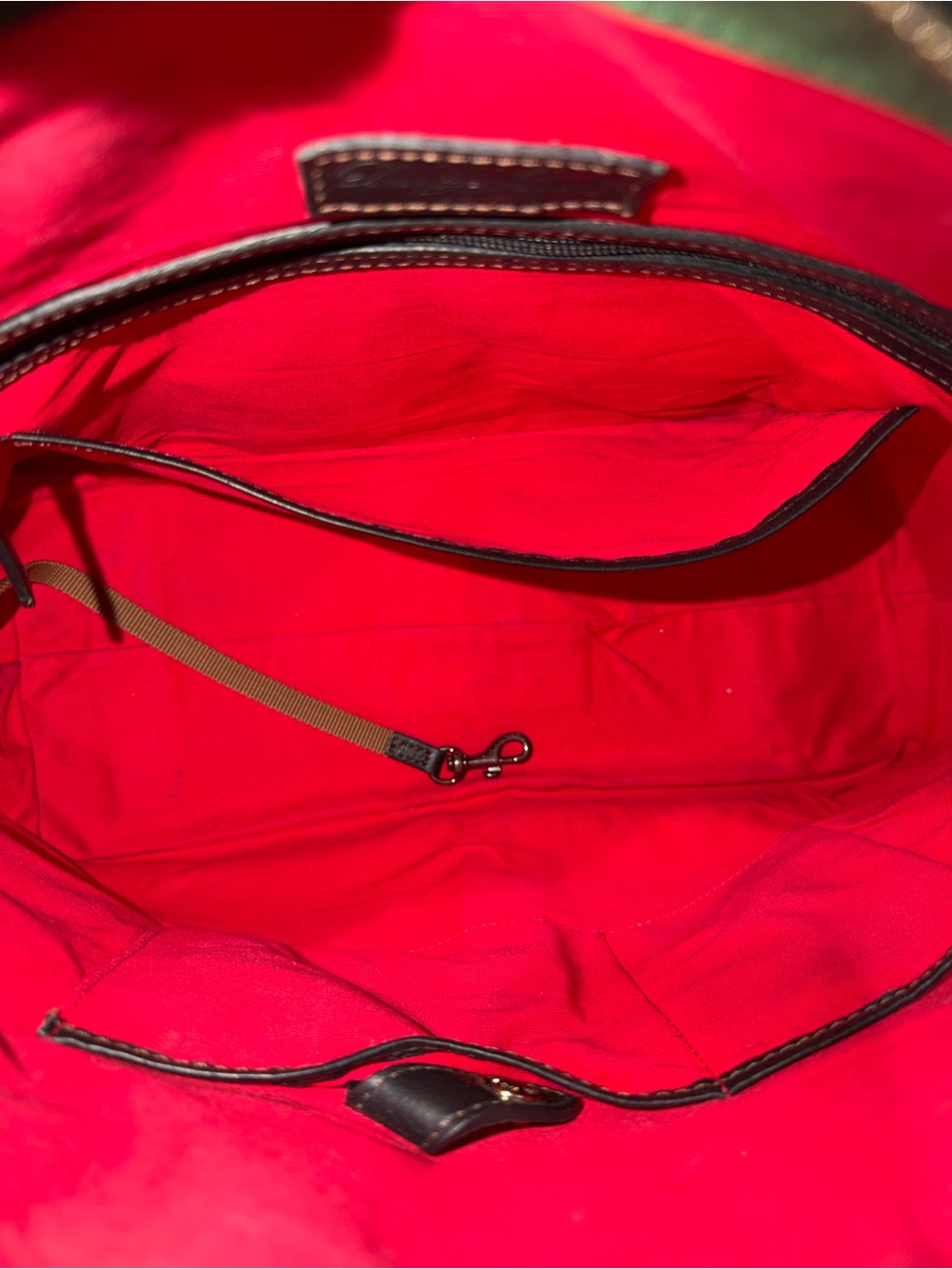 Dooney & Bourke Black Leather Florentine Clayton Satchel - Picture 9 of 13